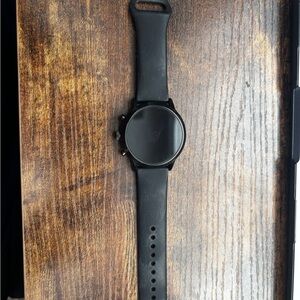 Fossil Black Silicone Smartwatch